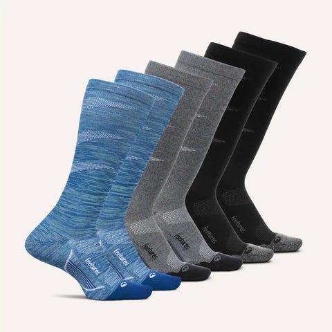 Graduated Compression Light Cushion Knee High 6 Pack