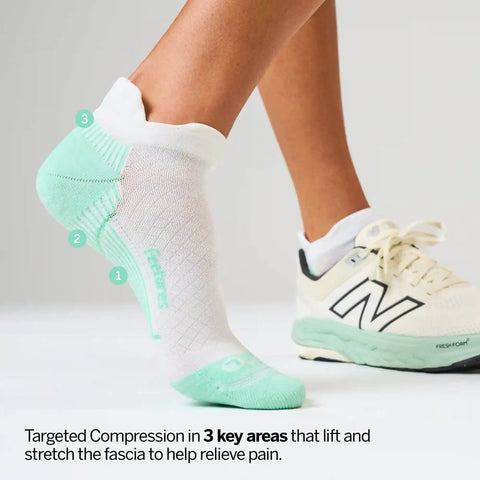 Plantar Fasciitis Relief Sock Light Cushion Tab 3 Pack