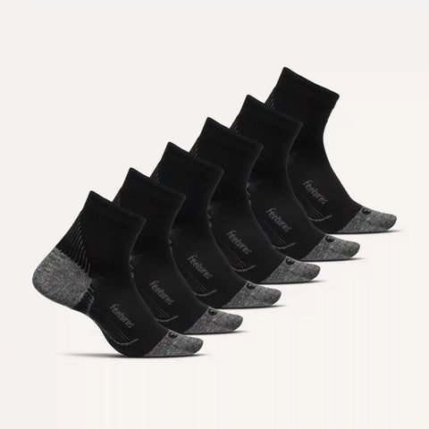 Plantar Fasciitis Relief Sock Light Cushion Quarter 6 Pack